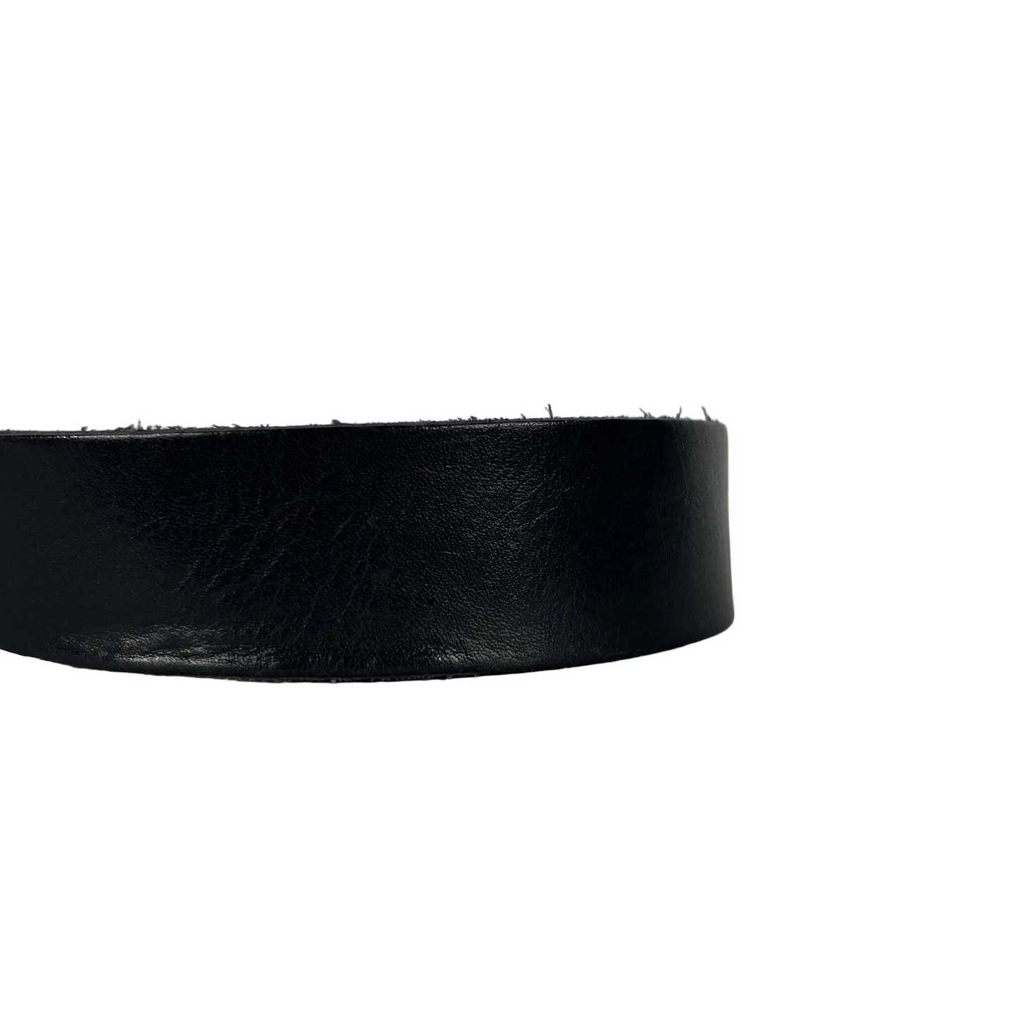 00s Calvin Klein Black Leather Belt- 26"-30"