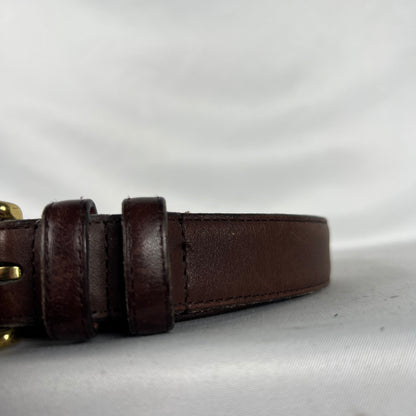 Coach Brown Leather Belt- 28"-32"