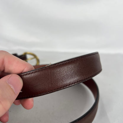 Coach Brown Leather Belt- 28"-32"