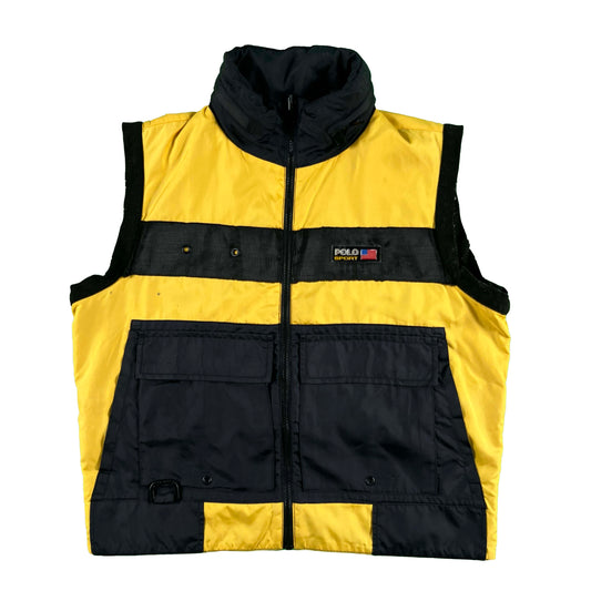 90s Reversible Polo Sport Vest- M