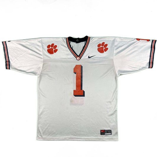 00s Nike Clemson Mesh Football Jersey- L