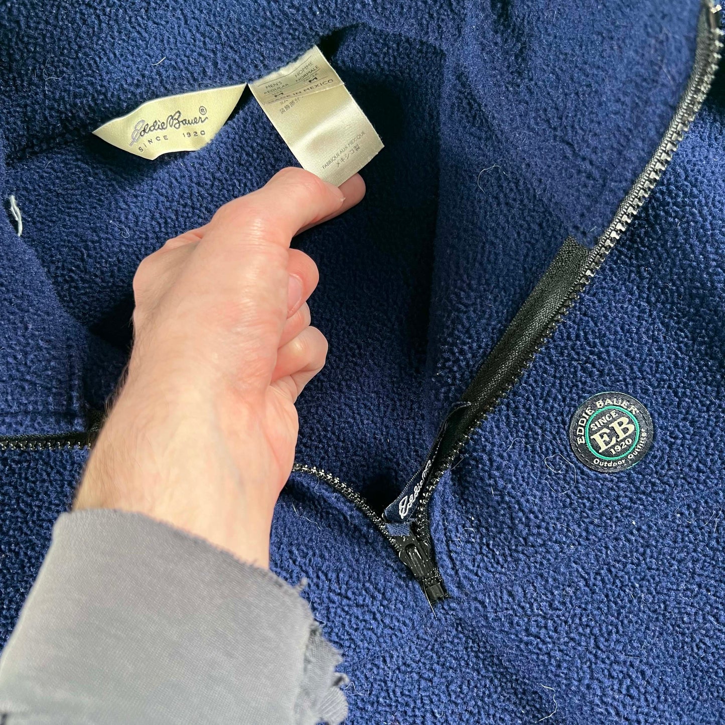 00s Eddie Bauer Fleece 1/4 Zip- M