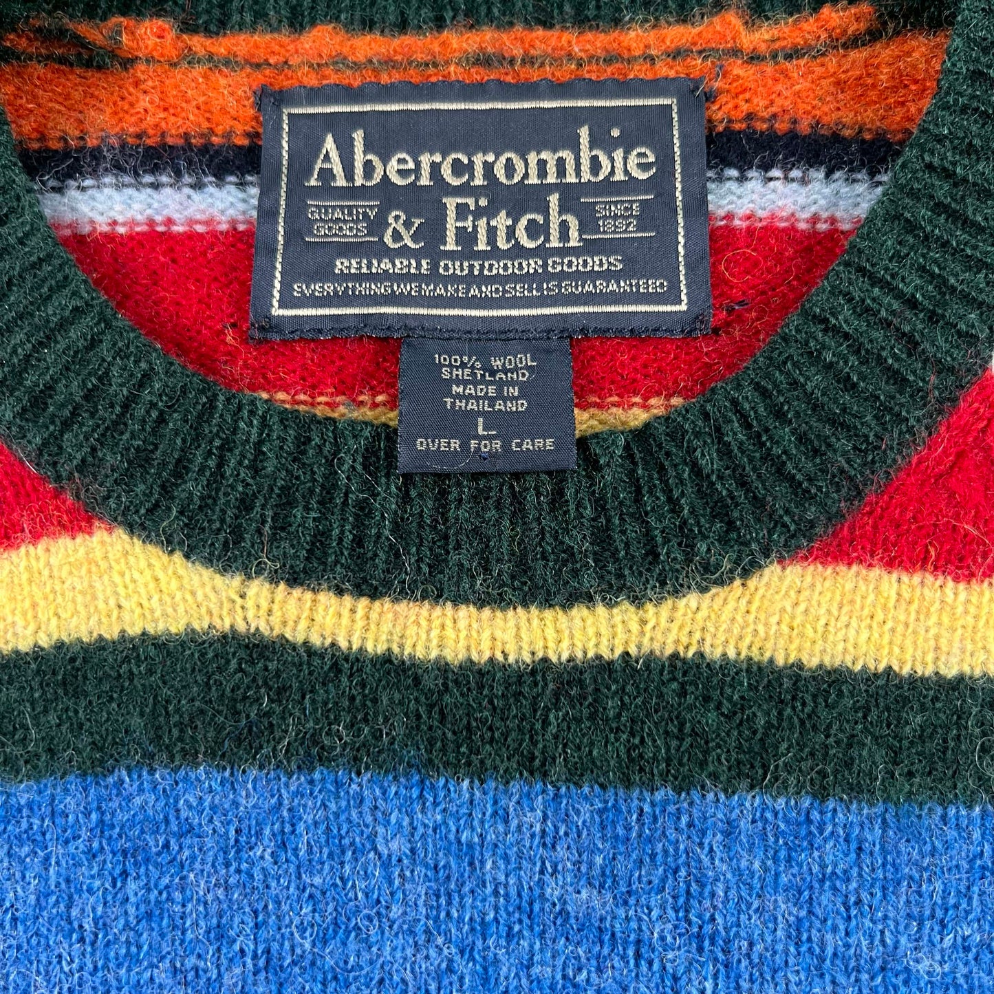 00s Abercrombie & Fitch Striped Sweater- L