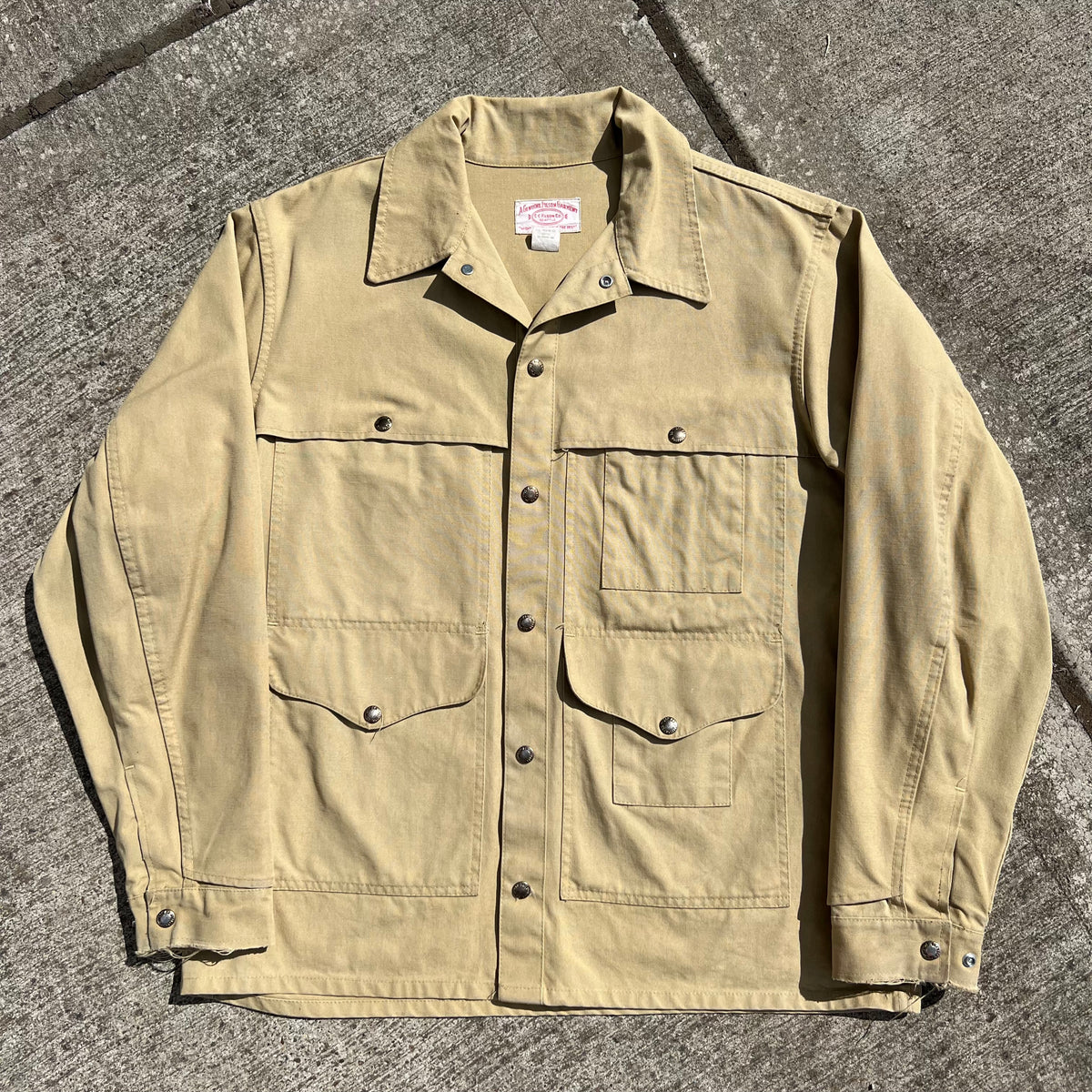 Vintage Filson Tin Cloth Cruiser Jacket- XL