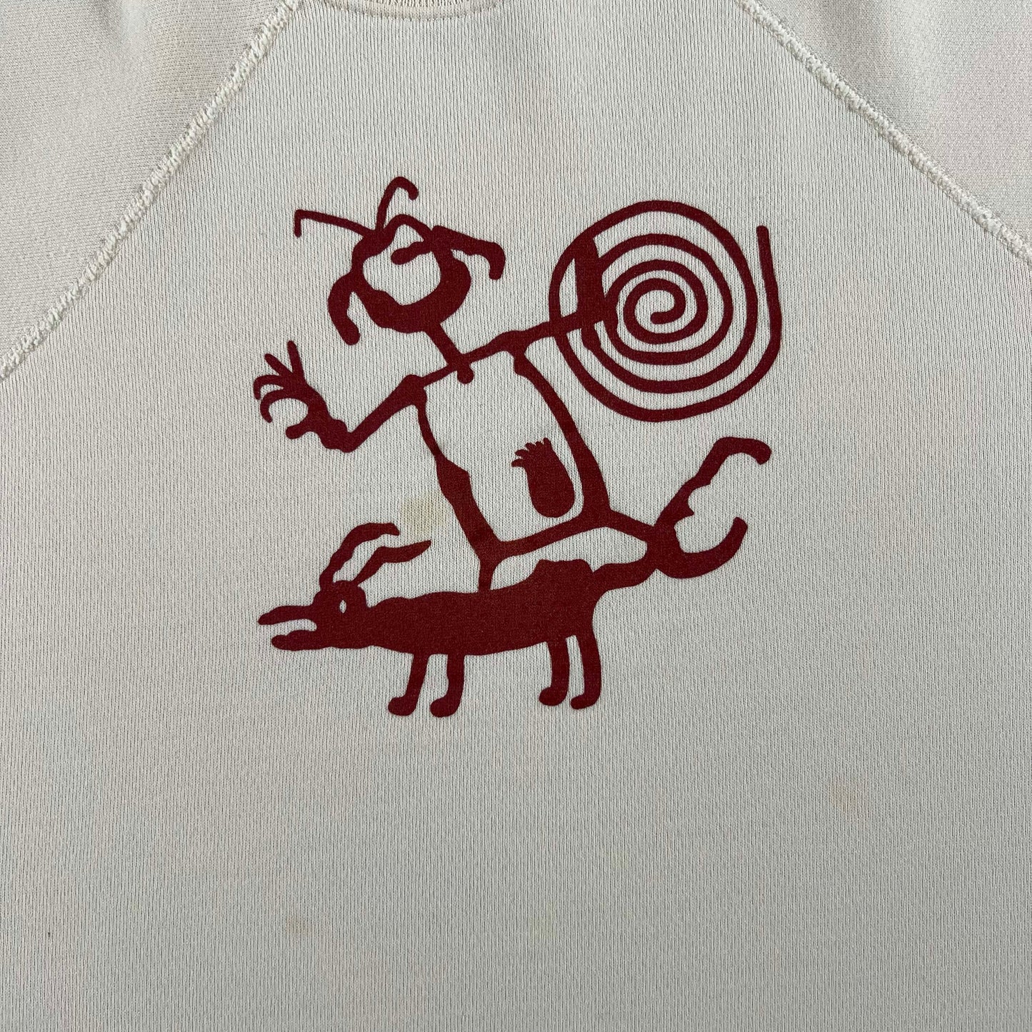 80s Indigenous Cave Art Sweatshirt- L