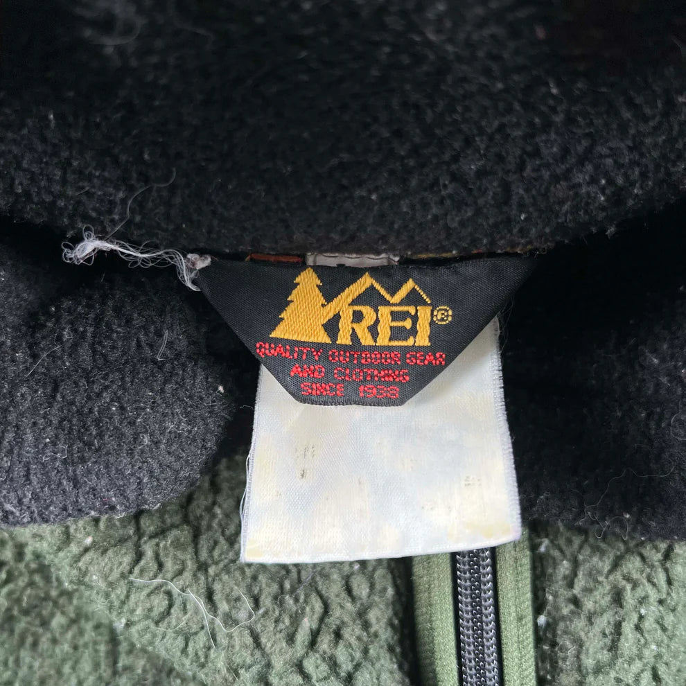 90s R.E.I Deep Pile Fleece Jacket- L