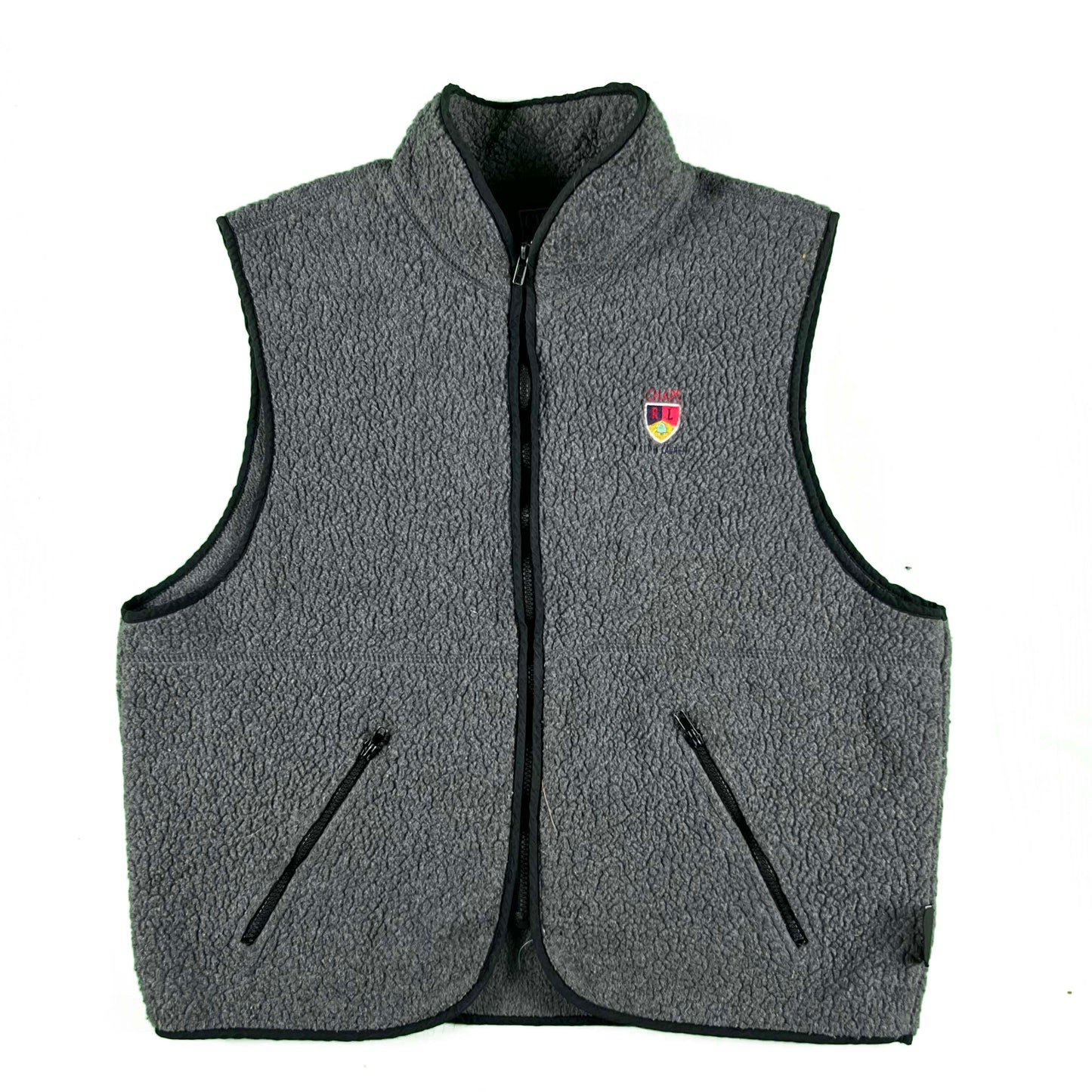 00s Chaps Ralph Lauren Deep Pile Fleece Vest- L