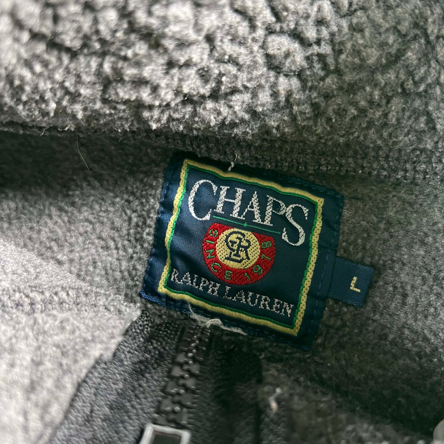 00s Chaps Ralph Lauren Deep Pile Fleece Vest- L