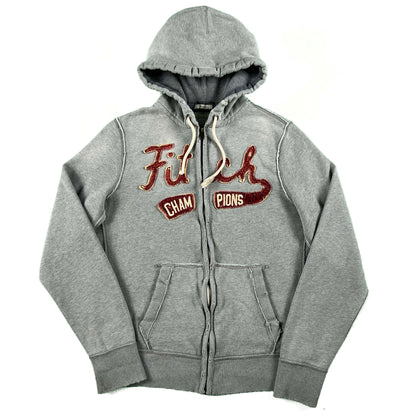00s A&F 'Fitch Champions' Zip Up Hoodie- XL
