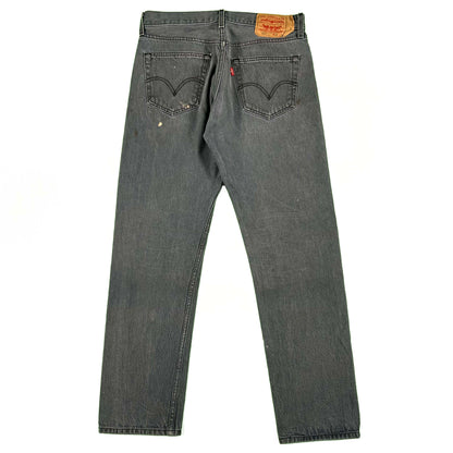 y2k Dark Grey Levi's 501 Painter's Denim- 32x30