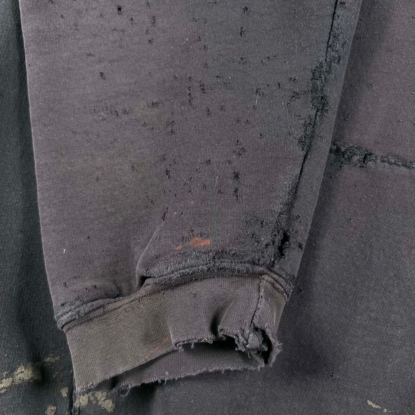 Perfectly Worn Black Piledrivers Hoodie- XXL