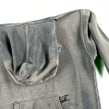 00s Thrashed & Sun Faded Billabong Hoodie- L
