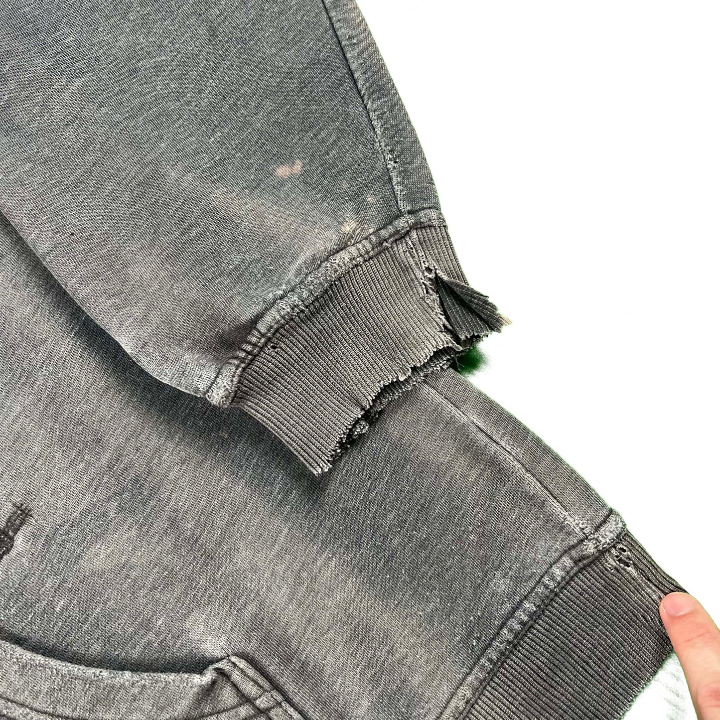 00s Thrashed & Sun Faded Billabong Hoodie- L