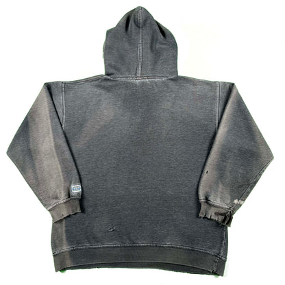 00s Thrashed & Sun Faded Billabong Hoodie- L
