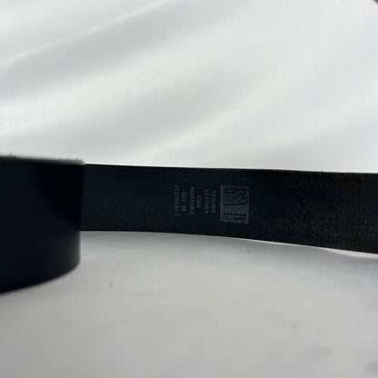 2001 Gap Black Leather Belt- 28"-32"