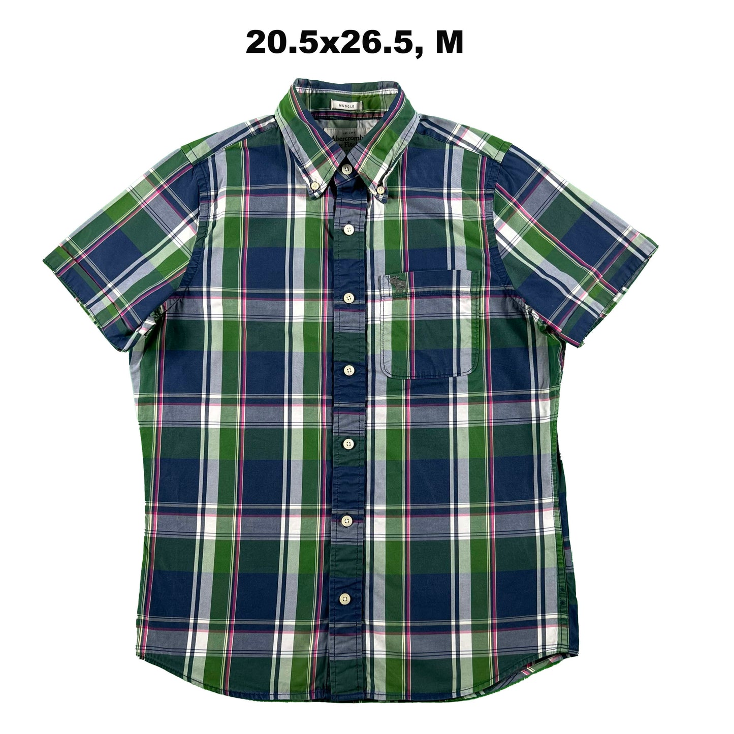 Vintage Abercrombie & Fitch 100% Cotton Button Up Shirts- SELECT SHIRT