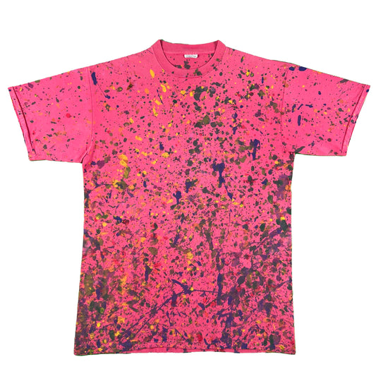 90s Avia Paint Covered Tee- XL