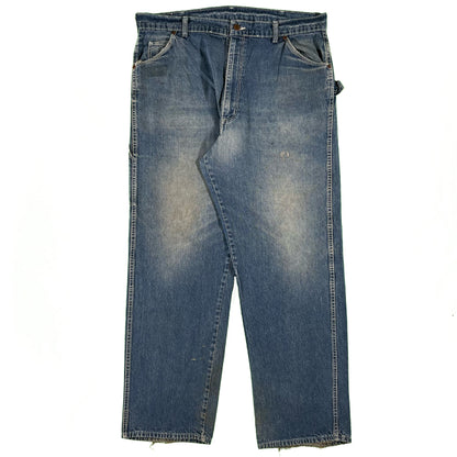 70s Repaired Big Yank Carpenter Denim- 39x31.5