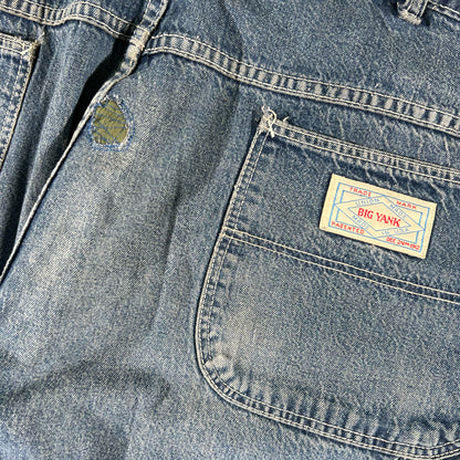 70s Repaired Big Yank Carpenter Denim- 39x31.5