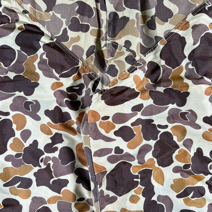 80s 2 Tone Duck Camo Hunting Pants- 34x32