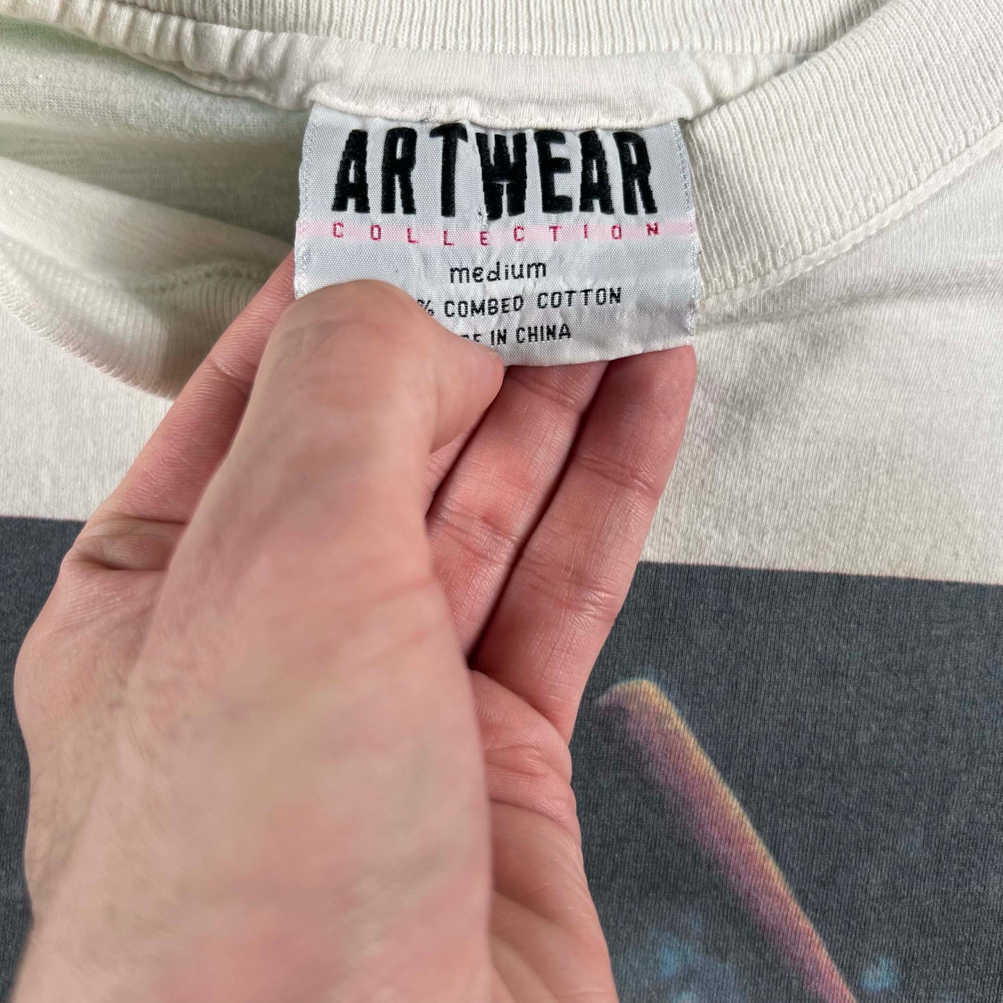 90s Lou Gehrig Art Tee- M