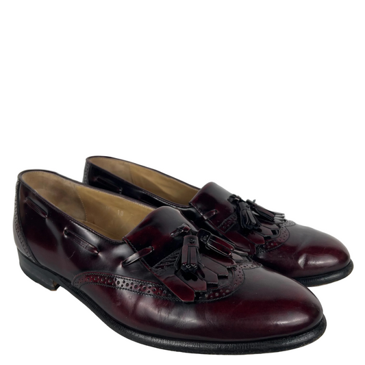 90s Nordstrom Made in Italy Leather Tassel Loafers- M's 10, W's 11.5
