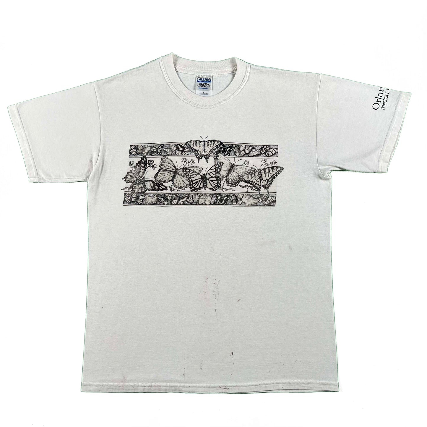 00s 'Extinction is Forever' Butterflies Tee- M