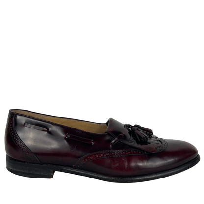 90s Nordstrom Made in Italy Leather Tassel Loafers- M's 10, W's 11.5