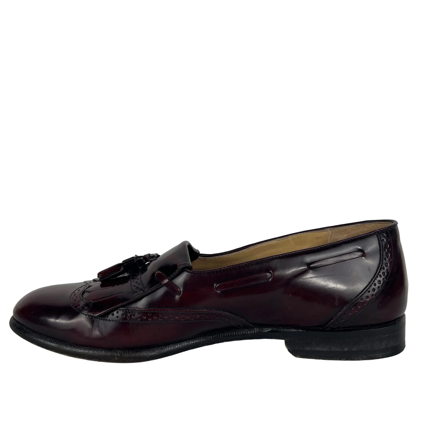 90s Nordstrom Made in Italy Leather Tassel Loafers- M's 10, W's 11.5