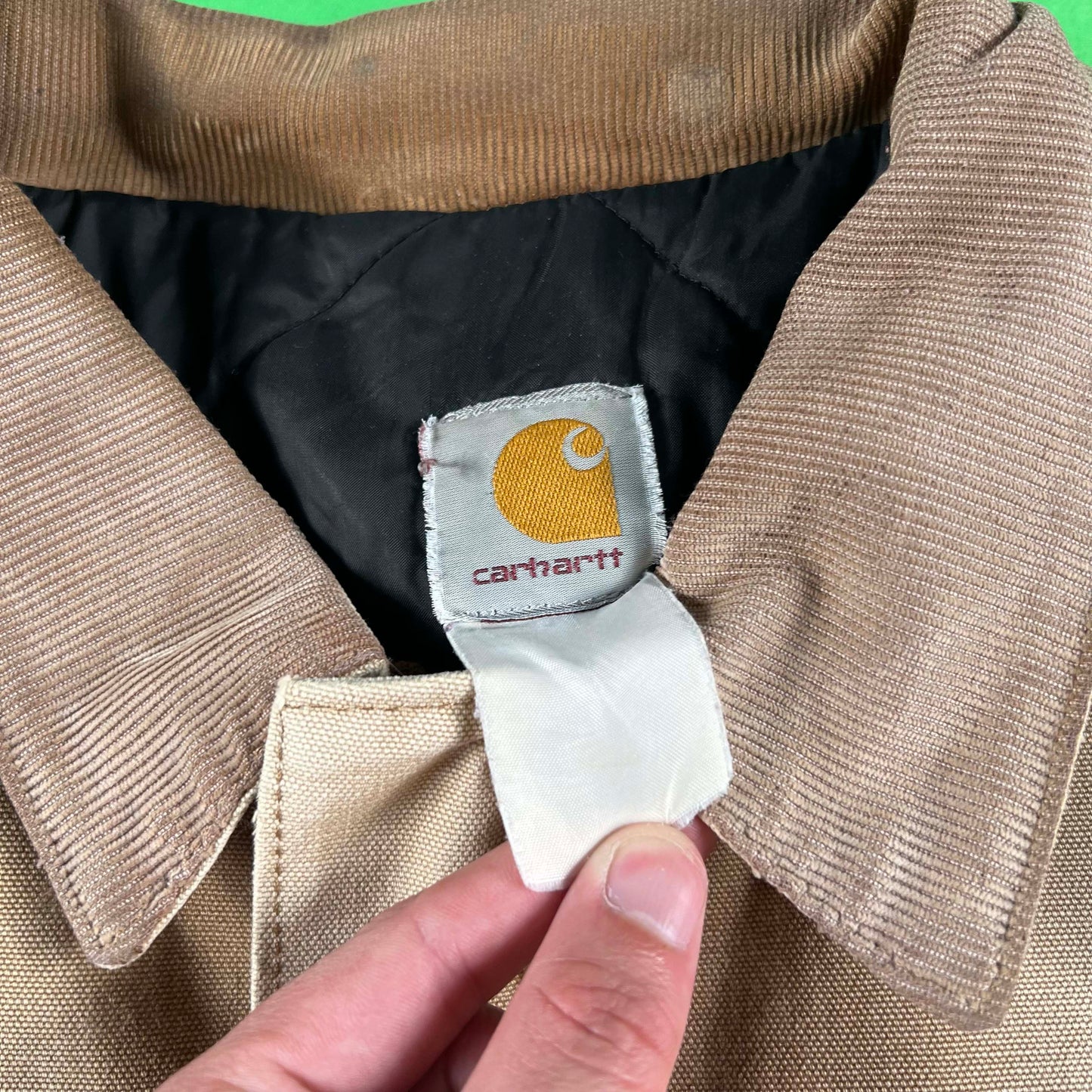00s Carhartt Sun Faded Tan Arctic Work Jacket- XL