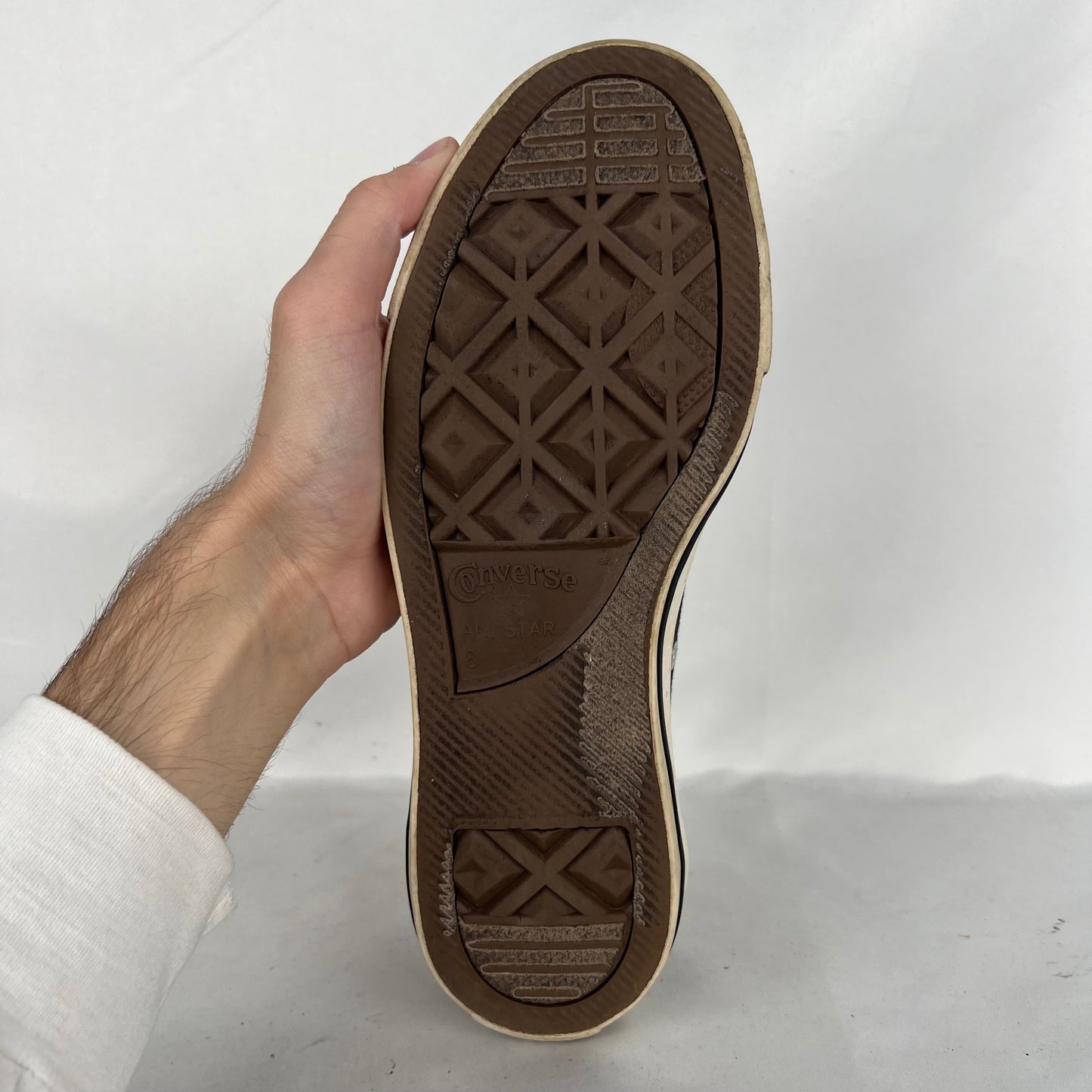 Black Converse- M's 8, W's 9.5