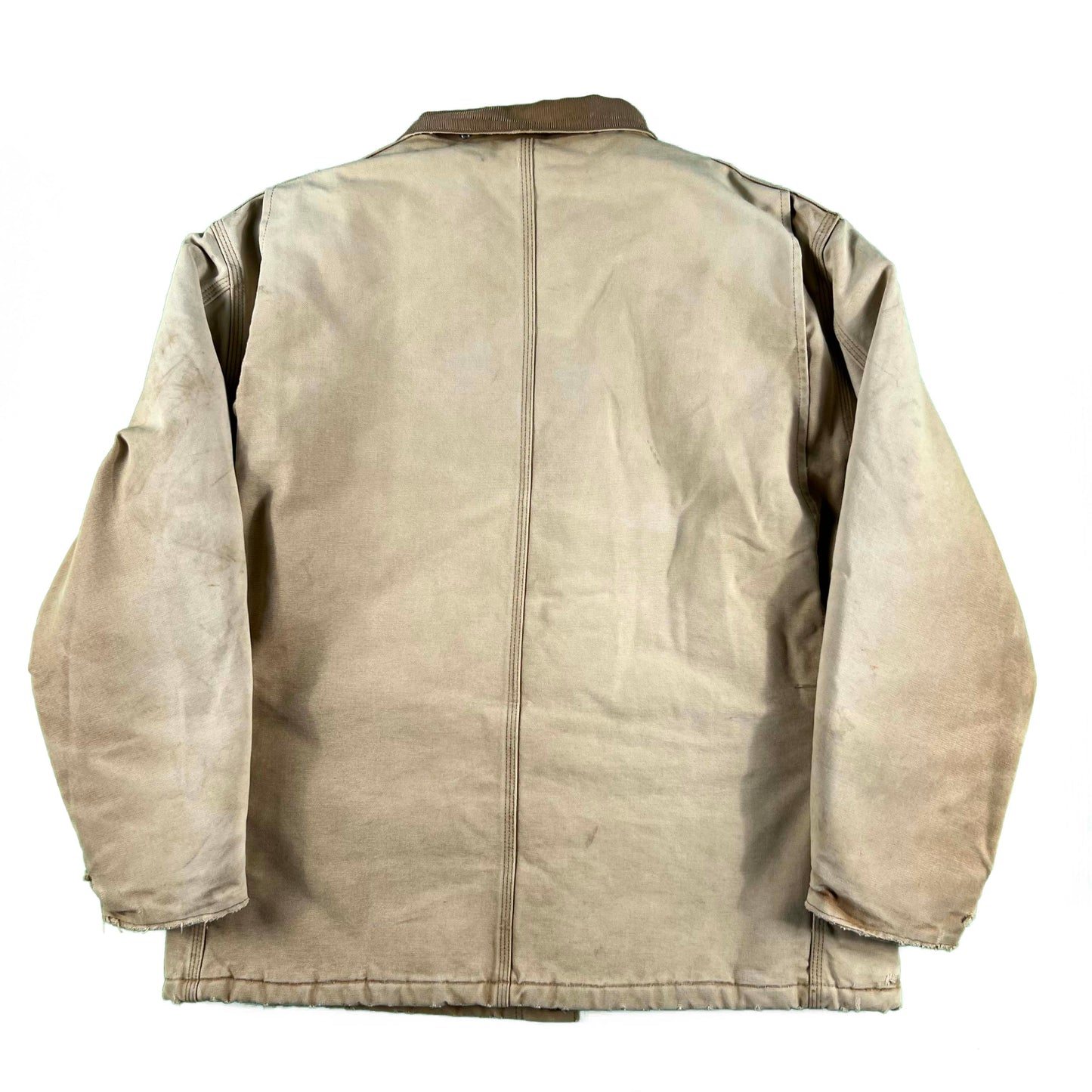 00s Carhartt Sun Faded Tan Arctic Work Jacket- XL