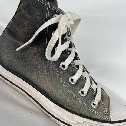 Sun Faded Black High Top Converse- M's 6, W's 7.5