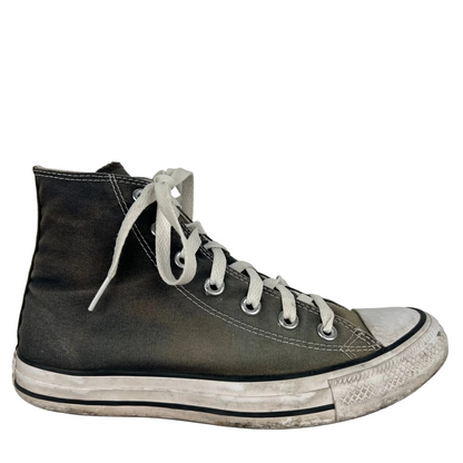 Sun Faded Black High Top Converse- M's 6, W's 7.5