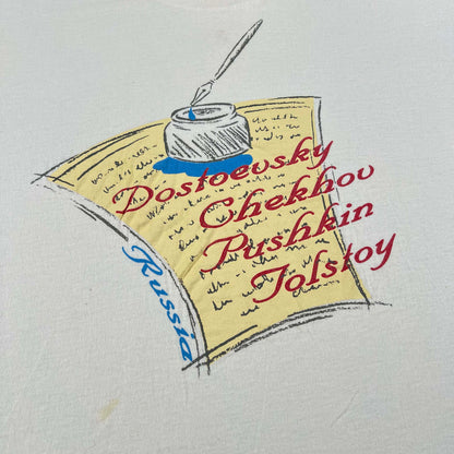 80s Russian Authors Tee- L
