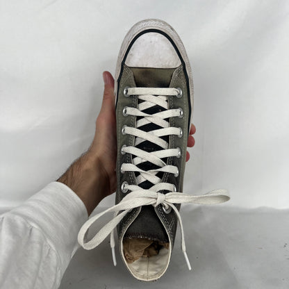 Sun Faded Black High Top Converse- M's 6, W's 7.5