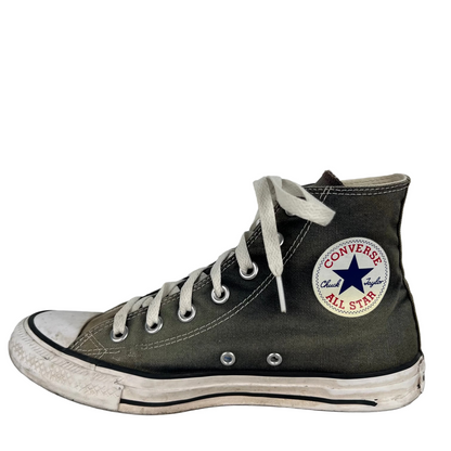 Sun Faded Black High Top Converse- M's 6, W's 7.5