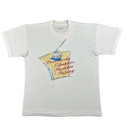 80s Russian Authors Tee- L