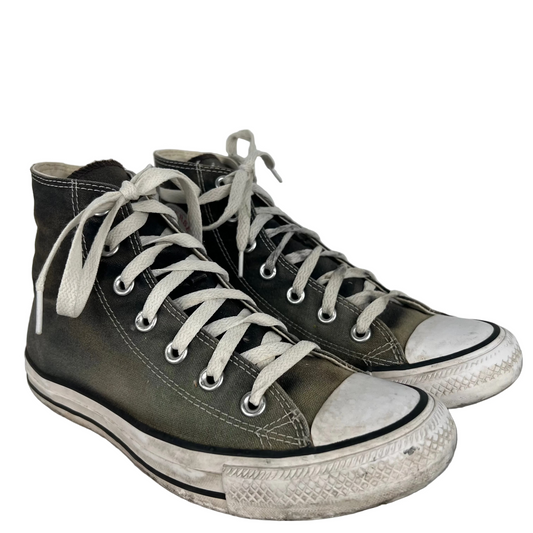 Sun Faded Black High Top Converse- M's 6, W's 7.5