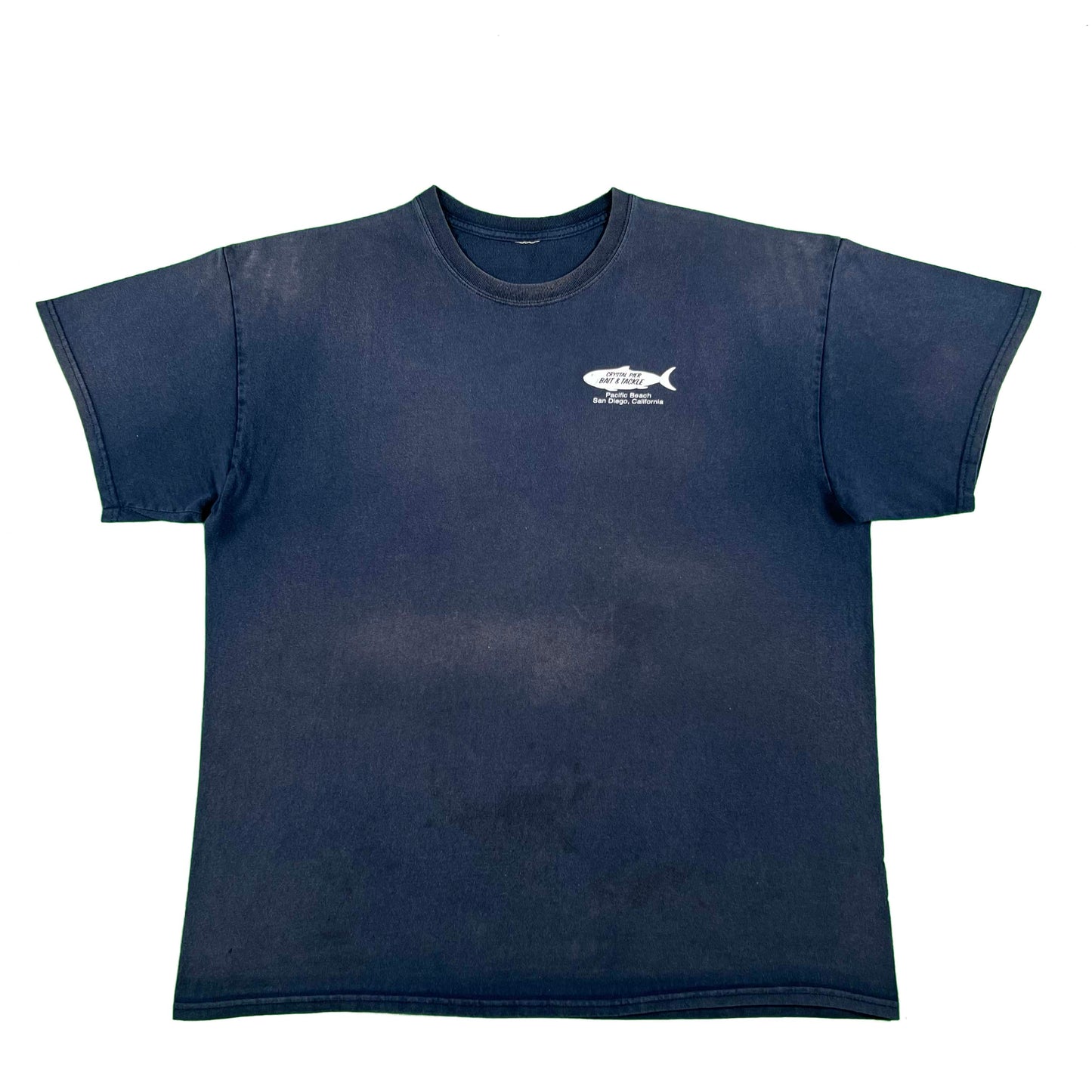 00s Sun Faded San Diego Bait & Tackle Tee- XL