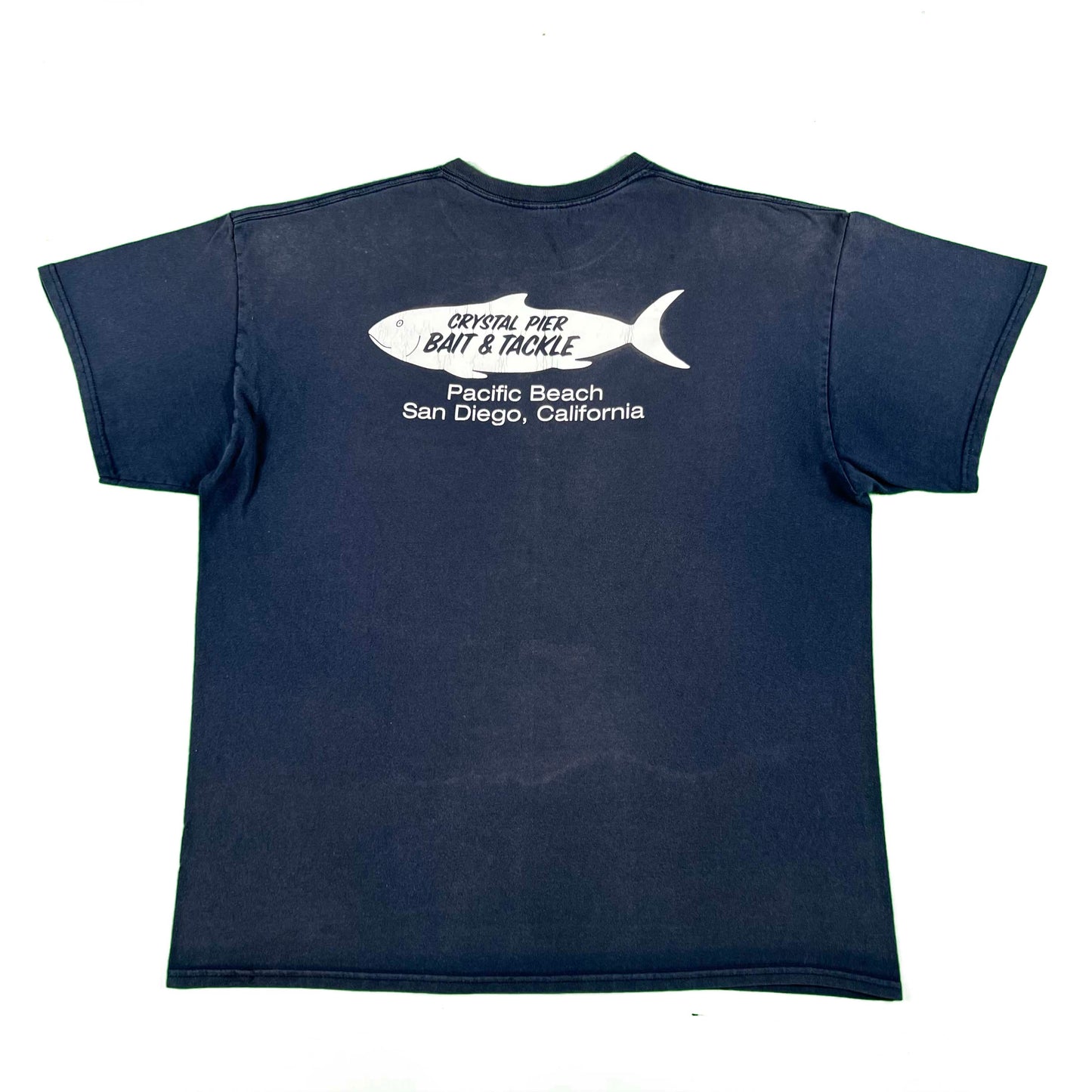 00s Sun Faded San Diego Bait & Tackle Tee- XL