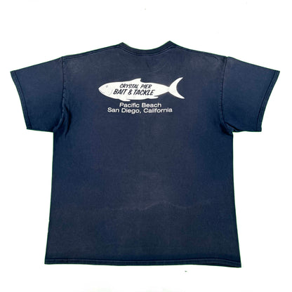 00s Sun Faded San Diego Bait & Tackle Tee- XL