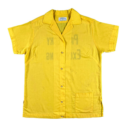 60s Pavelecky Excavating Bowling Shirt- S