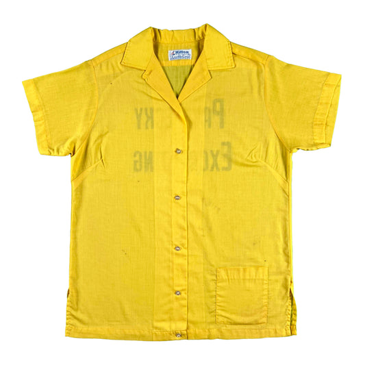 60s Pavelecky Excavating Bowling Shirt- S