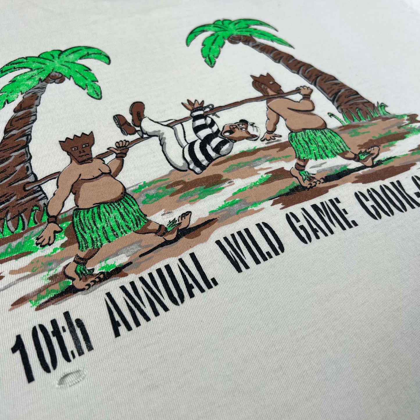 90s Referee Piggy Wild Game Cook-Off Tee- XL