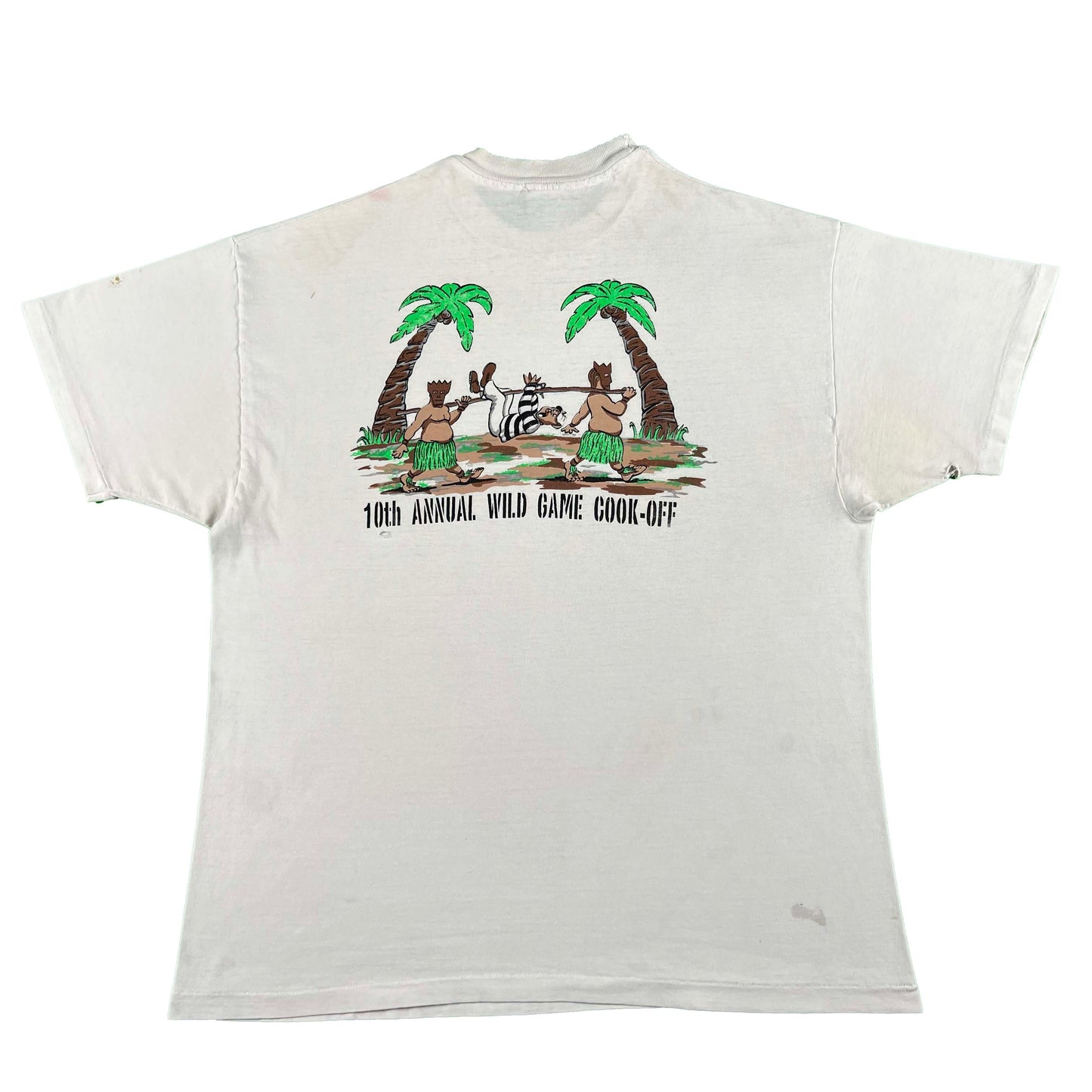 90s Referee Piggy Wild Game Cook-Off Tee- XL