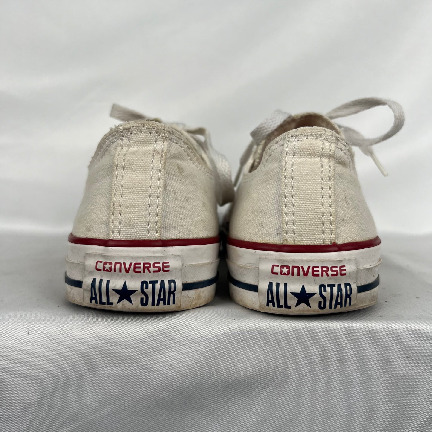 White Converse- M's 5, W's 6.5