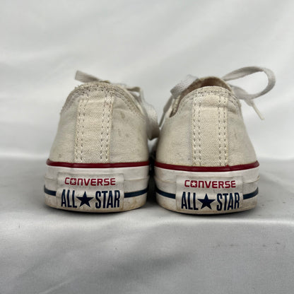 White Converse- M's 5, W's 6.5