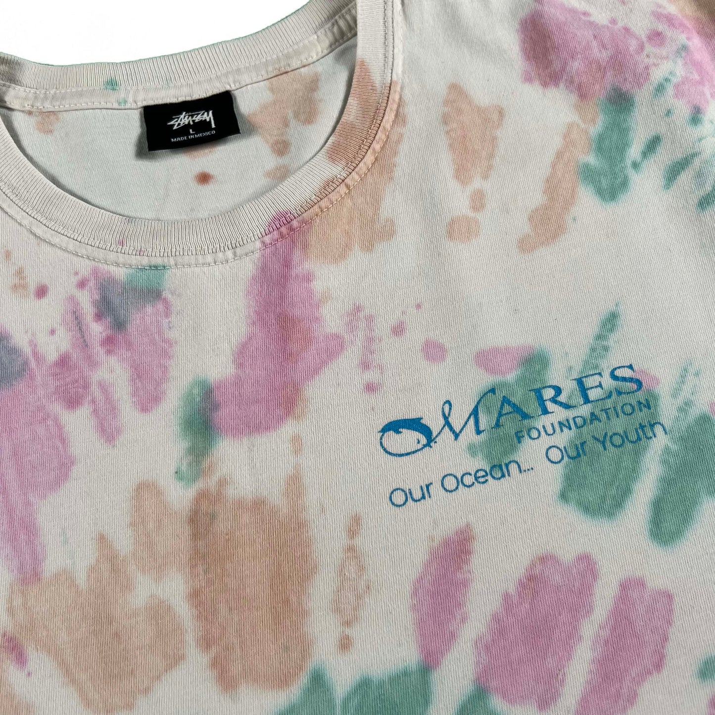 Tie Dye Stüssy Tee- L