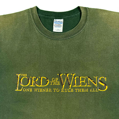 00s Sun Faded 'Lord of the Wiens' Weiner Dog Races Tee- XL